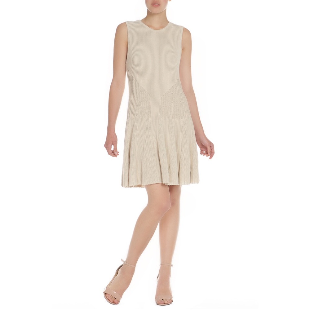 NWT alice + olivia pointelle sweater tank dress - Picture 4 of 8